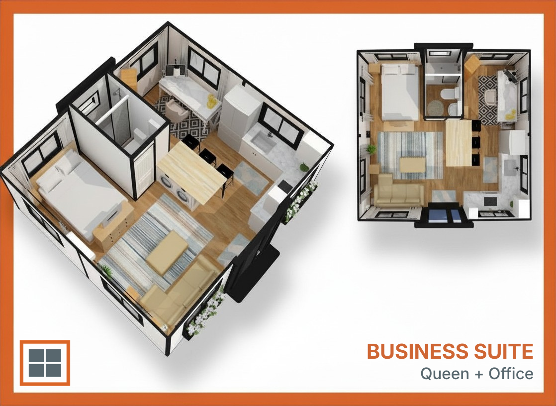 Business Suite 3D floor plan