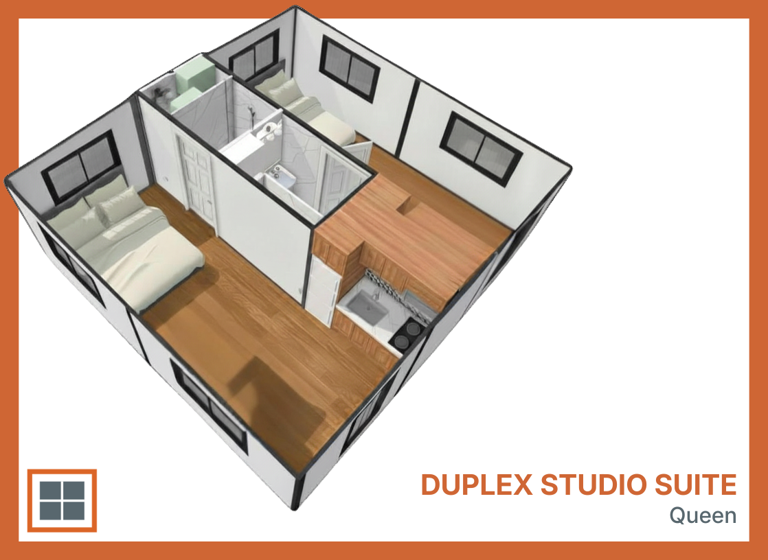 Duplex Studio Suite 3D floor plan