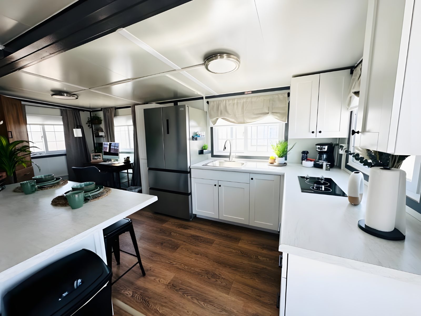 Studio suite interior at Box Villages Pecos in Pecos, TX